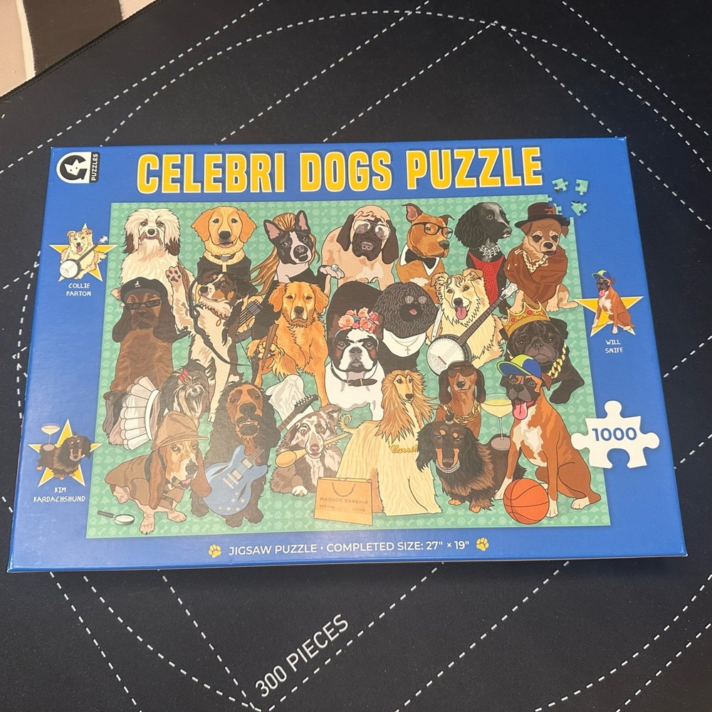Celebri Dogs Puzzle 1,000 Pieces - Picture 7 of 8